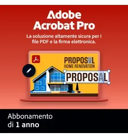 Adobe Acrobat Pro DC | 1 utente | Windows e Mac